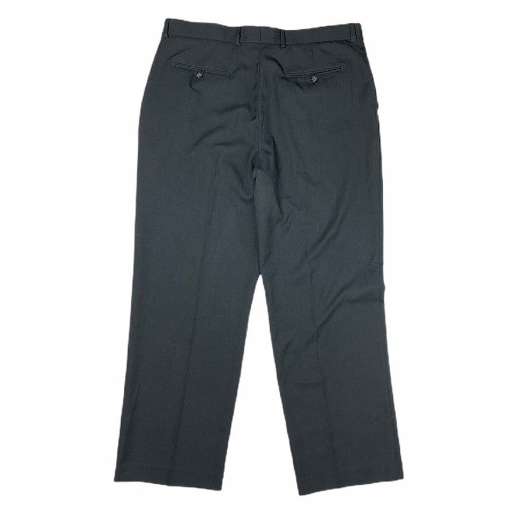 Perry Ellis 36 X 30 Gray Dress Pants Flat Front - Picture 3 of 5